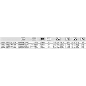 Hart Miura Offset 77s Trolling 2.30m / 400g