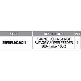 Sert Instinct Swaggy Super Feeder 3.60m / 0.10kg