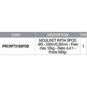 Prowess Initia Spod BS