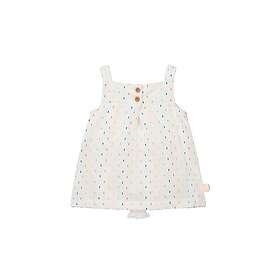 Boboli Dress Cotton Chemical White (Jr)