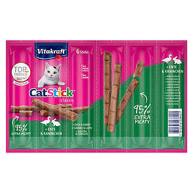 Vitakraft Cat Stick Mini Anka & kanin 6x6g