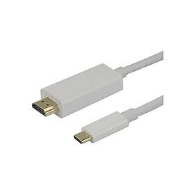 Deltaco USBC-HDMI-1030A USB-C hane till HDMI hane 3m