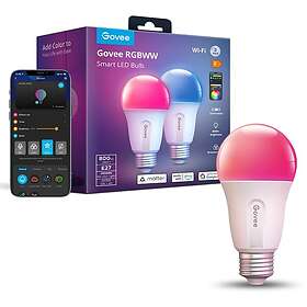 Govee B6004C02 Smart LED E27 800lm 2-pack