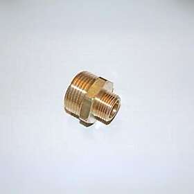 Høiax Overgangsansatsnippel messing 1"x1/2" 8377796