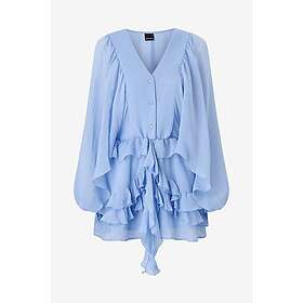 Gina Tricot Gtt27746 V-ringning Långärmad Boho Mini Klänning