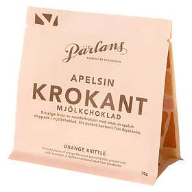 Pärlans Konfektyr Orange Brittle Mandel & Apelsin 70g