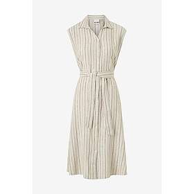 Ichi Ihlinno Dr3 Linen Mix Shirt Dress