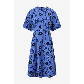 Marimekko Vuosi Unikko Mönstrad Kort Klänning