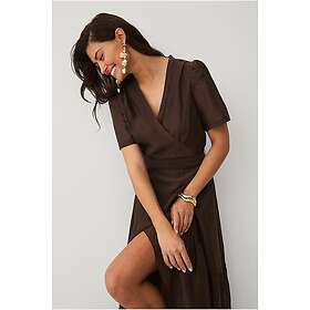 Ellos Collection Maxi Puff Sleeve Wrap Klänning