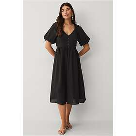 Ellos Collection Puff Sleeve Midi Klänning