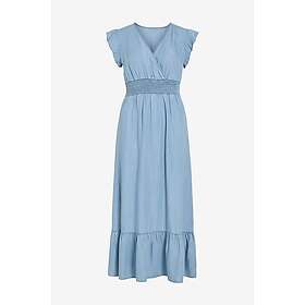 Vila Vimaic C/S V-neck Ankel Maxikjole