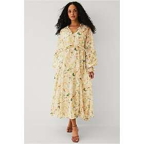 Ellos Collection Chiffon Mönstrad Maxi Klänning