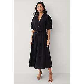 Ellos Collection Skjortekjole Puff Sleeve A Line