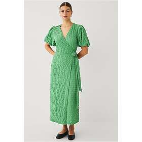 Ellos Collection Wrap Midi Kjole Pufferm