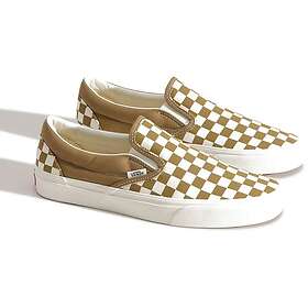 Vans Classic Slip-On Color Theory Checkerboard Olive Brown (Unisex)