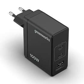 Greenworks AP100EAA2 100W (2xUSB-C, 1xUSB-A)