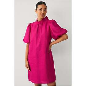 Ellos Collection Rosette Puff Sleeve Kort Klänning