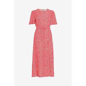 Vila Vigrace O-neck S/S Midi Klänning
