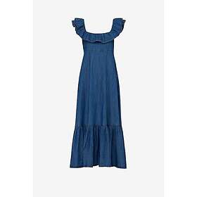 byTimo Denim Ruffle Maxi Klänning