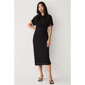 Vila Visolira O-neck Midi Klänning
