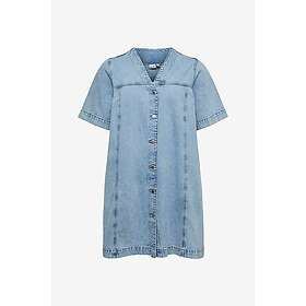 Vero Moda VmcFonda Denim V-hals Kort Ermelengde Kjole