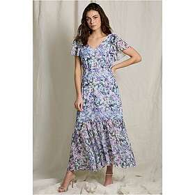 Joelle Chiffon Blomtrycks Maxi Klänning