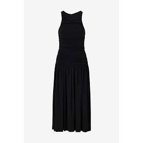 Mango Corina Drapering Plissering Lang Kjole