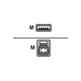 Alcasa electronik 2710-S03 USB Type A til USB Type B USB 3.0 3 m