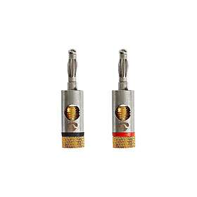 Nedis Fabritallic Speaker Connector Male 2-Pin 2-Pack (CATB26900GD)