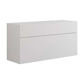 Dansani Calidris Glatt High Cabinet 120cm Hvit (C124-1010)