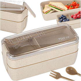 Northio Beige 750ml Lunch Box IKA-KX3022