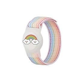 Hurtel Airtag Spårare Barn Nylonarmband Regnbågsband