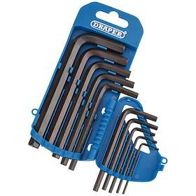 Draper TKW10M/B Hexagon Allen Key Set 10pcs