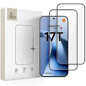 Tech-Protect Glass Fit+ Skjermbeskytter i herdet glass for Xiaomi 17T (2-pack)