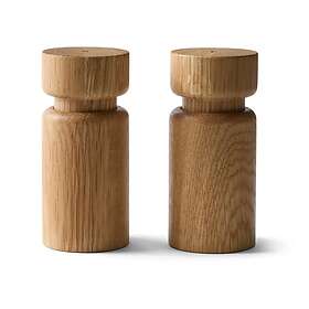 CrushGrind Helsinki Sel et Poivre Grinder Set Chêne 11cm
