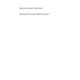 Distributed Autonomous Robotic Systems 7 Innbundet