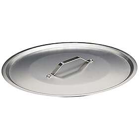 Pentole Agnelli Couvercle Plat Avec Anse, Bordure Et Pont Type Lourd Aluminium