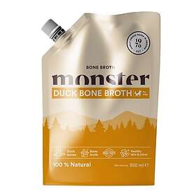 Monster Pet Food Ankbenbuljong Led och Hud 10x350ml