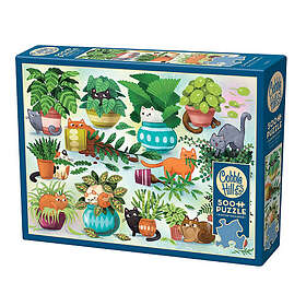 Cobble Hill Cats vs Plants 500 Pieces