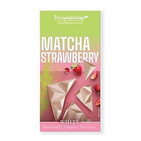 Benjamissimo Vit Choklad Matcha & Jordgubb 60g