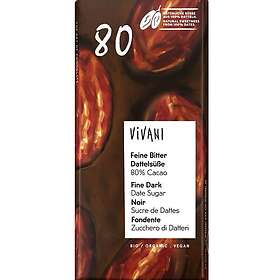 Vivani Mörk Dadelsocker 80% 80g