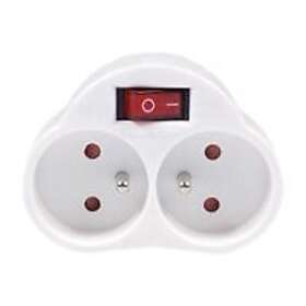 Maclean Mce31 2-väylinen ylijännitesuojattu Power Strip MCE31