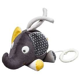 Sauthon Babyfan Musical Peluche Grise BWMU1