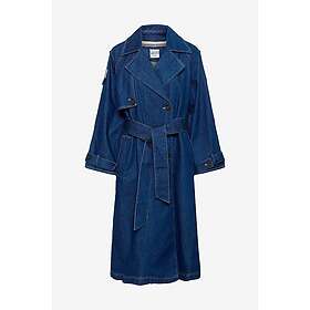 Saint Tropez Jeanskappa Denim Trenchcoat (Dam)