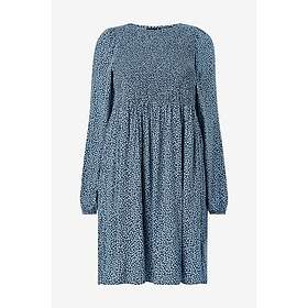 Zizzi Minga Langermet Smock Midi Kjole