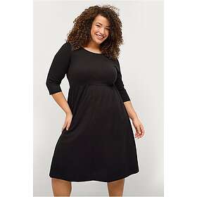 Ellos Collection Slub Jersey 3/4 Sleeve Midi Klänning