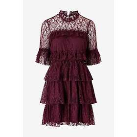 Bubbleroom Frill Lace Kort Kjole