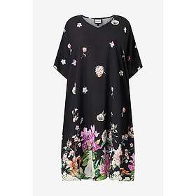 Gozzip Glia Oversize Blomstermönstrad Midi Klänning