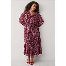 Ellos Collection Chiffong Paisley Lång Klänning