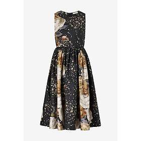 byTimo Taffeta Midi Klänning Blommönstrad